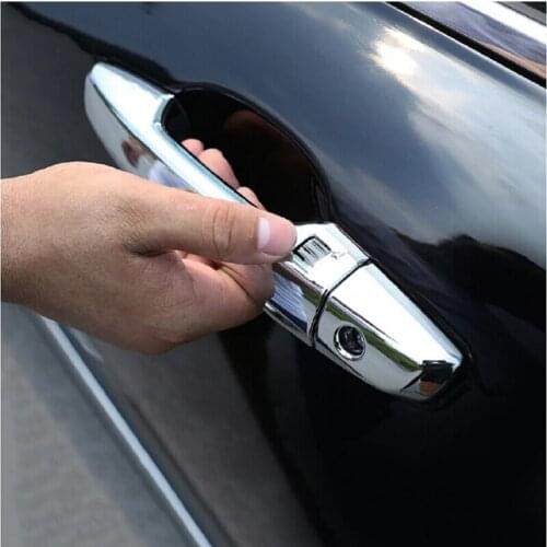 For Honda CRV CR-V 2017 2018 2019 2020 2021 ABS Chrome Door Handle Moulding Strip cover trim Car Styling Accessories