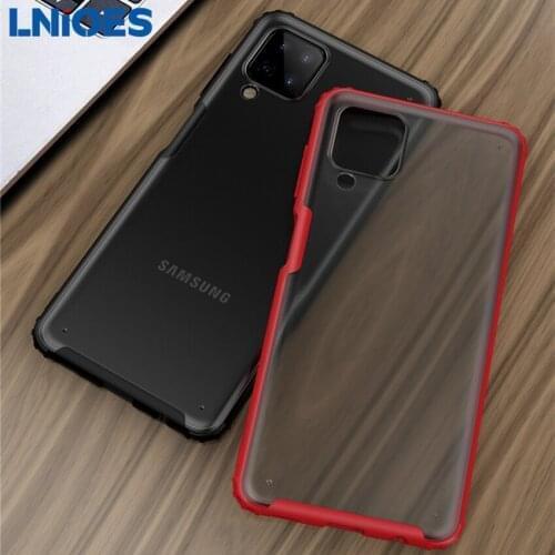 For Samsung A12 Case A32 Silicone PC Mixed Frosted Transparent Case Shockproof Armor for Samsung Galaxy A42 Case