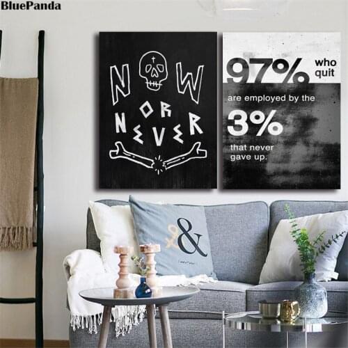 Nobody Cares Work Harder Poster Motivational Quote Painting On Canvas Bedroom Wall Art Decoration Pictures Home Decor