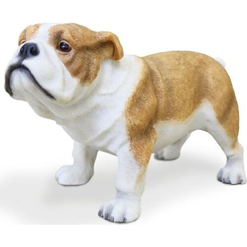Creative Simulation British Bulldog Model British Bulldog Car Handicrafts Figurines Miniatures New Decoration Crafts Accessories