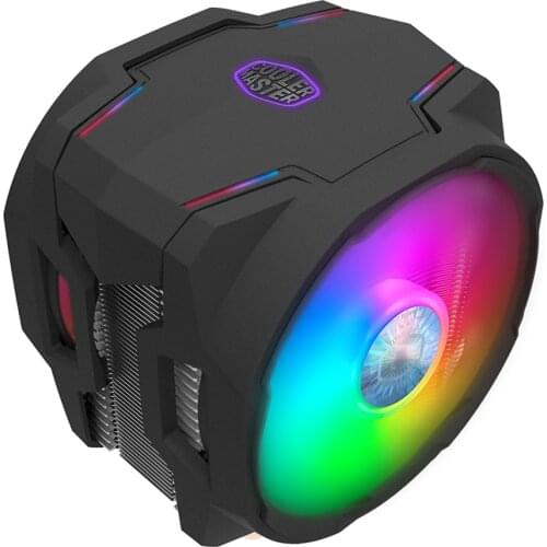 Cooler Master T610P ARGB CPU cooler 6 Heatpipes wiht 120mm cooling fan For LGA 115X 1200 2011 2066 AMD AM4 AM3 with controller