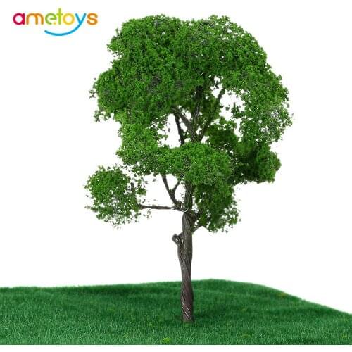 Iron-wire Model Tree Architectural Railroad Layout Landscape Scenery Miniature Model Tree Train Railroad Model Building Kits Toy