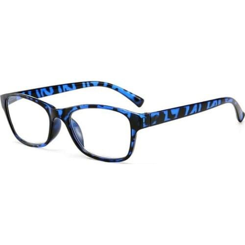 Trendy fashion glasses light and wearable autumn unisex spotted reading glasses PC lens