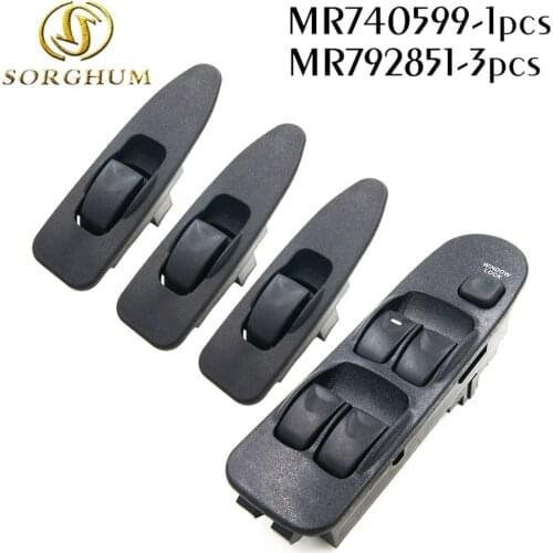 NEW MR740599 MR792851 FRONT LEFT RIGHT ELECTRIC FOR MITSUBISHI WINDOW SWITCH LIFTER FOR MITSUBISHI CARISMA 1995-2006 MR 740 599