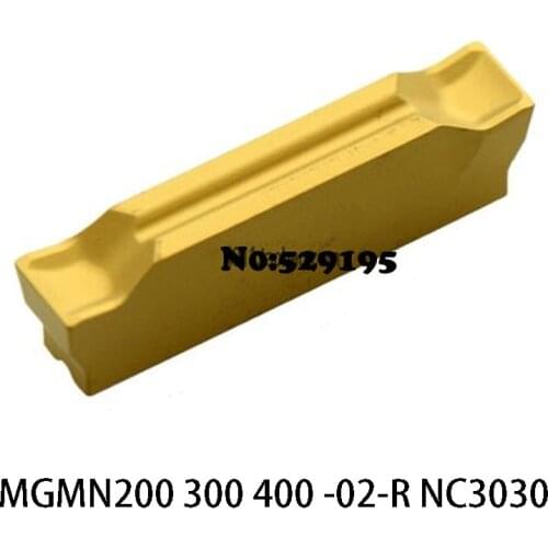 Original Korloy MGMN200-02-R MGMN300-02-R MGMN400-02-R NC3020 NC3030 Carbide Cutting Inserts MGMN200 MGMN 200 Turning Tool CNC