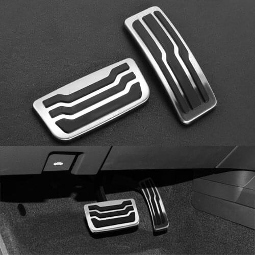 Stainless steel Accelerator Brake pedals Decoration Decals For Ford Everest Endeavour 2016 2017 2018 Car interior Accessories