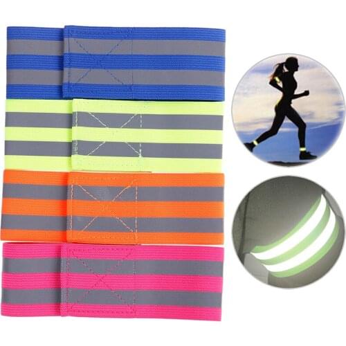 Night Reflective Safety Belt Night Run Armband For Outdoor Sports Night Running Cycling Jogging Arm Strap Luminous Arm Band