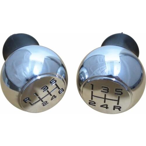5 6 Speed MT Gear Stick Knob Aluminum Alloy Sports Lever HandBall For Peugeot 106 206 207 307 308 406 408 Shift Knob