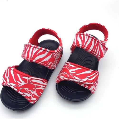 Summer Kids Sandals EVA Children Beach Shoes Flat Heels Boys Light Sandals For Girl Kids Toddler Soft Non Slip Beach Slipper