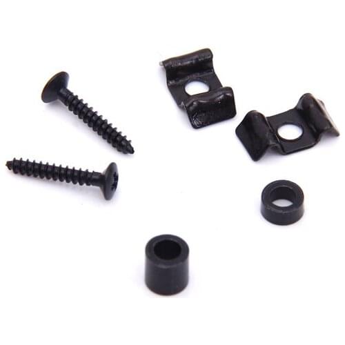 Reduce Friction Quality Guitar Parts String Tree Guide Retainer Spacer Screw Blk