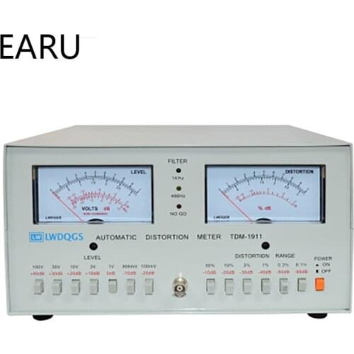 TDM-1911 Automatic Distortion Meter 0.01% - 30% Audio Signal Distortion Analyzer