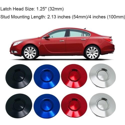 Universal Car Modified Racing Mini Hood Lock Auto Accessoires Auto 30 Mm Aluminium Drukknop Bonnet Hood Pin Lock Clip Kit