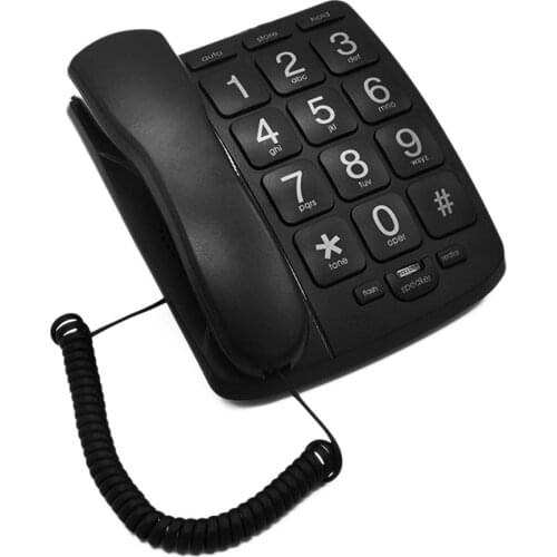 Amplified Big Button Landline Phone Seniors Perfect for Low Vision and Hearing Impaired Aids with Loud Handsfree Speakerphone