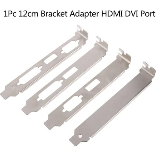 1Pc Low Profile Bracket Adapter HDMI-compatible DVI Port For Half Height Graphic Video Card Set Computer Cables Connectors