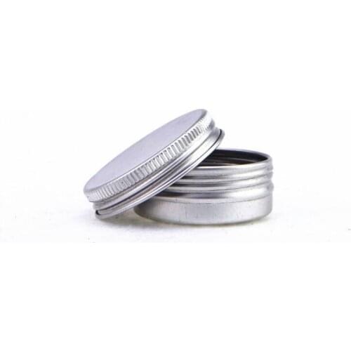 1000pcs/lot 15g 15ml metal aluminum cream jar cosmetic packaging container Wholesale LX2896