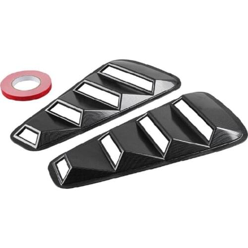 2pcs Car Engine Hood Vent Air Intake Scoop Bonnet Cover Louvers Spoiler Trim Auto Decor for Ford for Mustang 2005-2009
