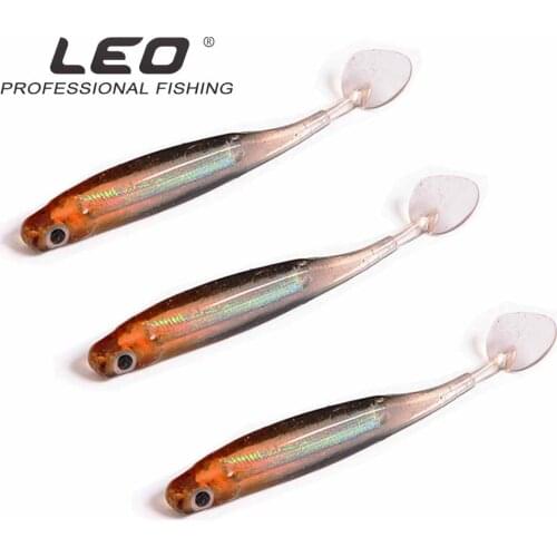 3Pcs/lot 10Cm/4.8G Fishing Lures Reflective Soft Silica Gel Swinging Tail Swim Baits Fishing Bait Fishing Pesca