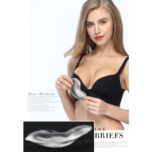 3D Thicken Silicone Adhesive Inserts Bra Pads Chicken Fillets Breast Enhancers For Bras Swimsuits Bikini Wedding Dress