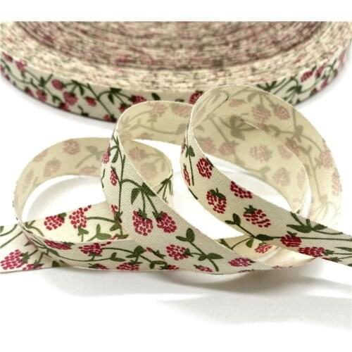 5Yards 15mm Cotton Ribbon Black and white pattern Printed Cotton Ribbons For Wedding Christmas Decoration DIY Sewing Fabric #07