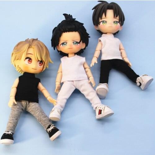 HOUZIWA BJD Doll Accessories 1/12 GDC YMY OB11 Doll Clothes Pant