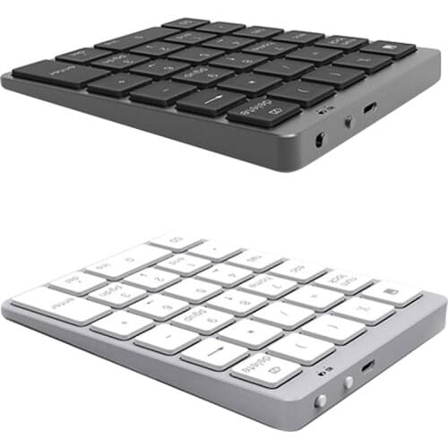 Numeric Keypad Keys Digital Keyboard Bluetooth-compatible Wireless Numeric Keyboard Laptop Notebook Portable Digital Numpad