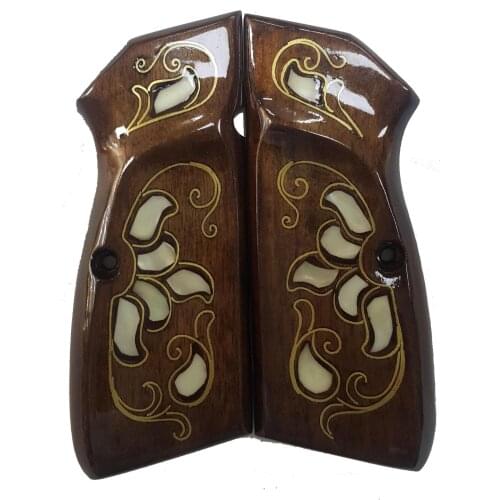 Browning Pearl Inlaid Wooden Grip Model 2