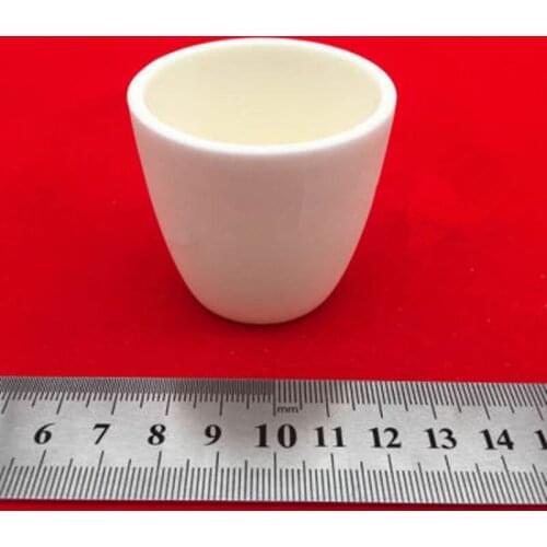 High purity alumina al2o3 ceramic crucible 50ml /70ml arc-shaped conventional corundum crucible