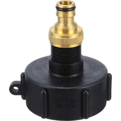1 pcs 3/4 Inch Universal IBC Tank Valves Water Tank Rain Barrel Garden Hose Valve Adapter Water Connectors