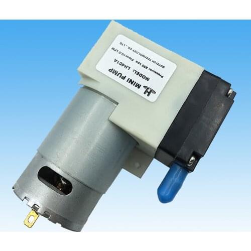 Small Air Pump 12V/24V with Pressure 300Kpa Air Compressor for Beauty Care/ Medical Sprayer 10L/MIN Flow Free Shipping