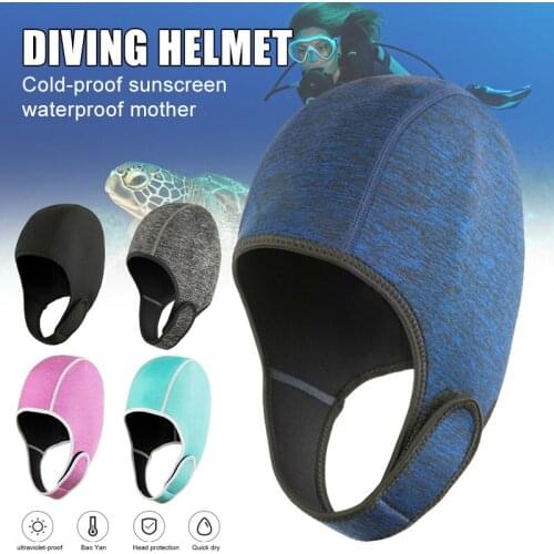 Neoprene Adjustable Beanie for Surfing Diving Kayak Rafting Snorkel Swimming Cap &T8