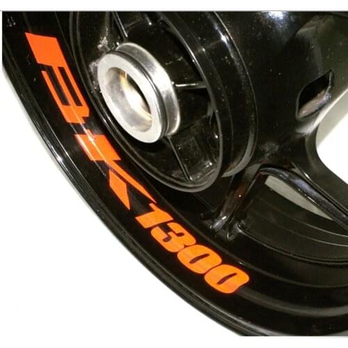 New Motorcycle Reflective wheel Tire logo creative stickers rim inner Decorative decals Suitable for SUZUKI BK1300 bk1300