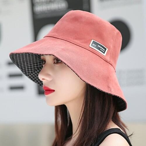 Panama Unisex Harajuku Bucket Hat Letter Women Fishing Fisherman Hat Summer Outdoor Panama Hip Hop Cap Bucket Hat Women