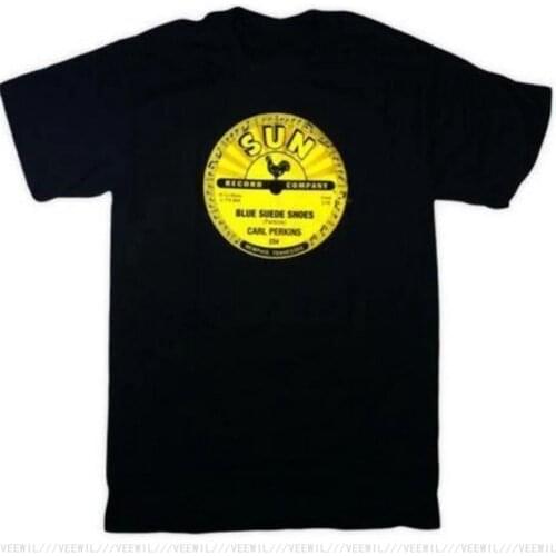 Carl Perkins Blue Suede Shoes Sun Records T-Shirt Outdoor Wear Tee Tshirt