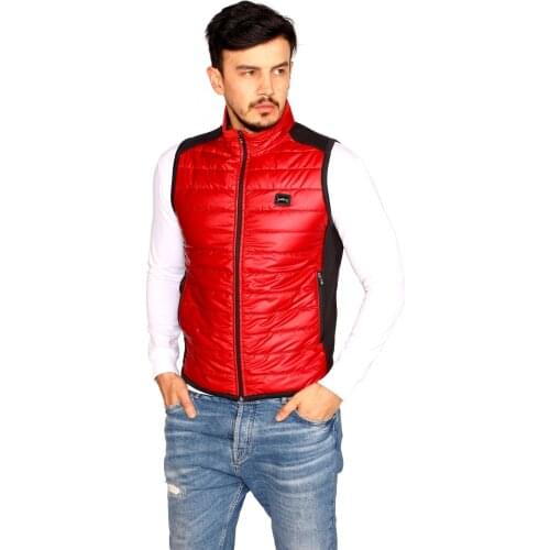 Puff Vest Quilted Fabric Custom Pattern Zippered Pocket
