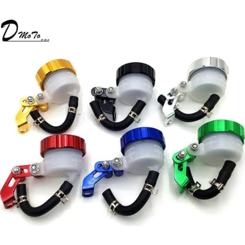 Motorcycle brake oiler oil cup oil bottle general aluminum alloy CNC Front Brake Fluid Reservoir Clutch Tank Oil Fluid Cup