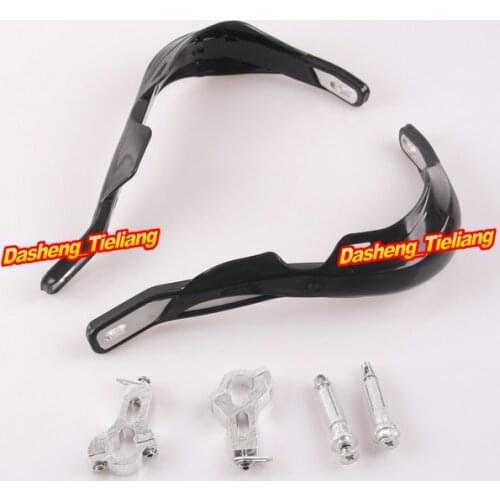 7/8" 22mm Universal Dirt Bike Hand Guards for Kawasaki KLX 110 110L 125 125L 140 140L 250 250S 250SF 300 300R 400 450R 650 Black