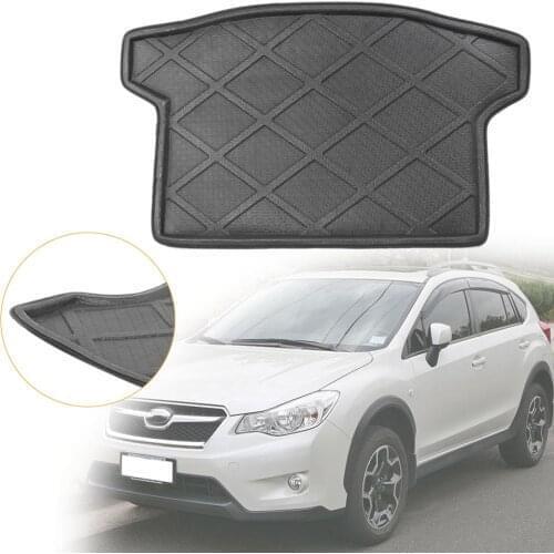 Rear Trunk Cargo Liner Boot Mat Floor Tray Carpet Mud Kick Protector Cover For Subaru XV Crosstrek Impreza hatchback