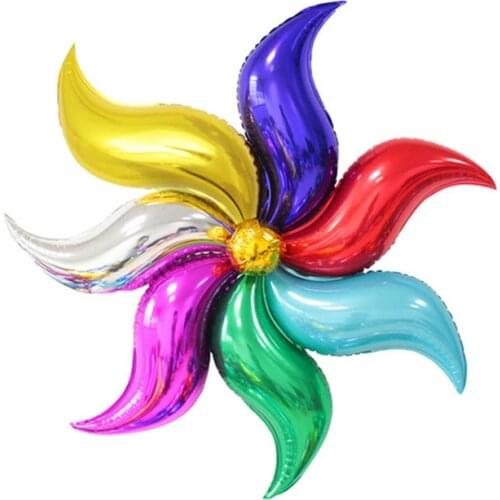 50pcs 18 24inch S Shape DIY Tail Flower Inflatable Foil Helium Balllons Baby Shower Wedding Birthday Decor Air Globos Supplies