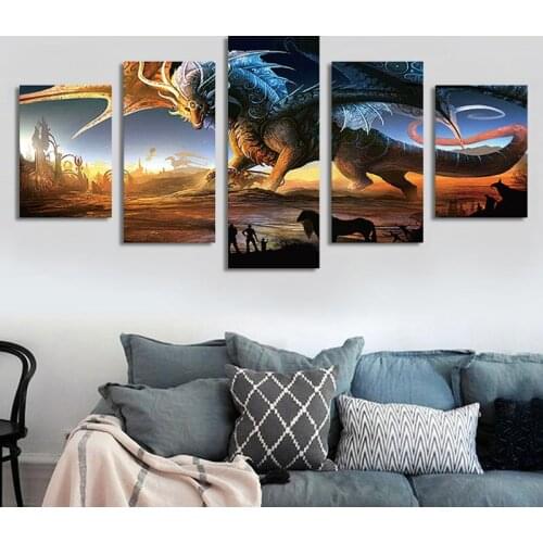 Large Dragon DIY 5D Diamond Painting Full Drill Embroidery Rhinestones Cross Stitch Handicraft Home Decor Mosaic Canvas Picture