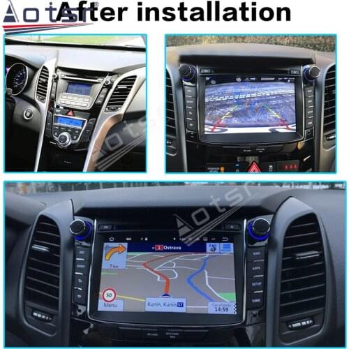 Android 10 Car GPS Navigation For Hyundai I30 Elantra GT 2012+ Radio Tape Recorder Head Unit Multimedia Player Auto Stereo Audio