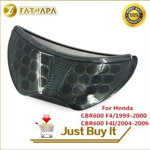 Free shipping Motorcycle Accessories Rear tail light Fit For Honda CBR600F4 1999-00 F4i 04-06 Rear Brake Turn Signal Tail Light