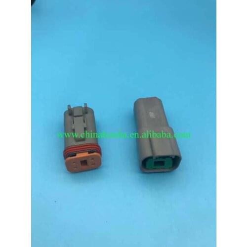 Freeshipping Deutsch Connectors 4 Pin DT04-4P DT06-4S Automobile waterproof wire electrical connector plug 22-16AWG