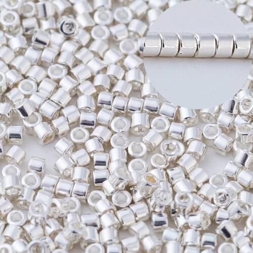 Taidian Silver-Plated Miyuki Delica beads For Bead work DB551 11/0 3grams/lot approx 600pieces