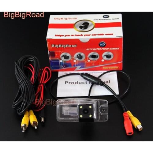 BigBigRoad Car Rear View Backup Parking Camera For Nissan X-Trail X Trail XTrail Rogue 2014 2015 2016 2017 / Murano 2009-2014