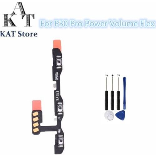 KAT For Huawei P30 Pro Power Switch On / Off Key Volume Button Flex Cable Quality Guarantee