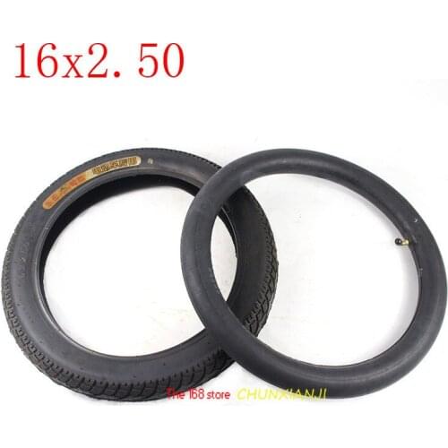 Lightning Delievery16*2.50 Tube Tyre Fits Electric Bikes (e-bikes)Kids Bikes, Small BMX and Scooters 16*2.5 Inner and Outer Tyre