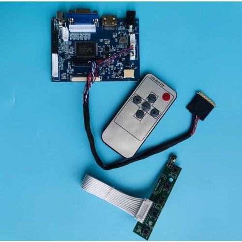 Kit Work for LP156WH3 TL 1366×768 Controller Board driver AV remote LCD Screen 2AV LED HDMI VGA panel display 15.6" 40pin