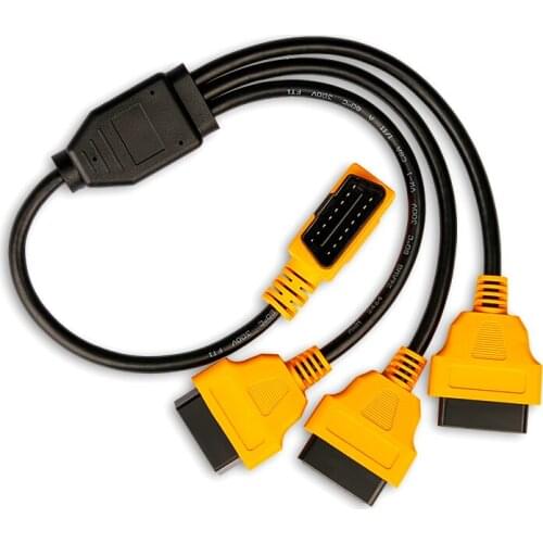 OBD2 1/3 extension line GPS window lifter connecting 12V plug 16Pin Cable Splitter