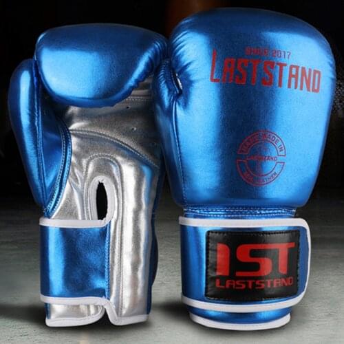 8-12 OZ Wholesale Kickboxing Gloves Muay Thai PU Leather Kick Boxing Gloves Adult Women Men MMA Gym Training Grant Boxing Gloves