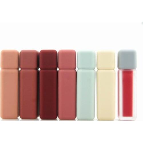 Wholesale Lip Gloss Packaging Candy Color Square Empty Lipgloss Tubes 6ml Lip Gloss Bottle Containers Lip Gloss Tubes